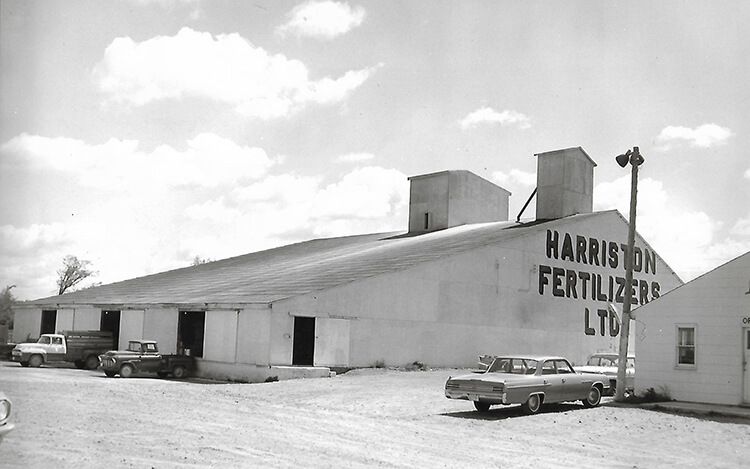 Harriston Fertilizers Ltd facility photo in black and white
